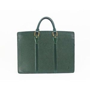 Louis Vuitton Porte de Cumain Rosin 2WAY Briefcase Taiga Esepia